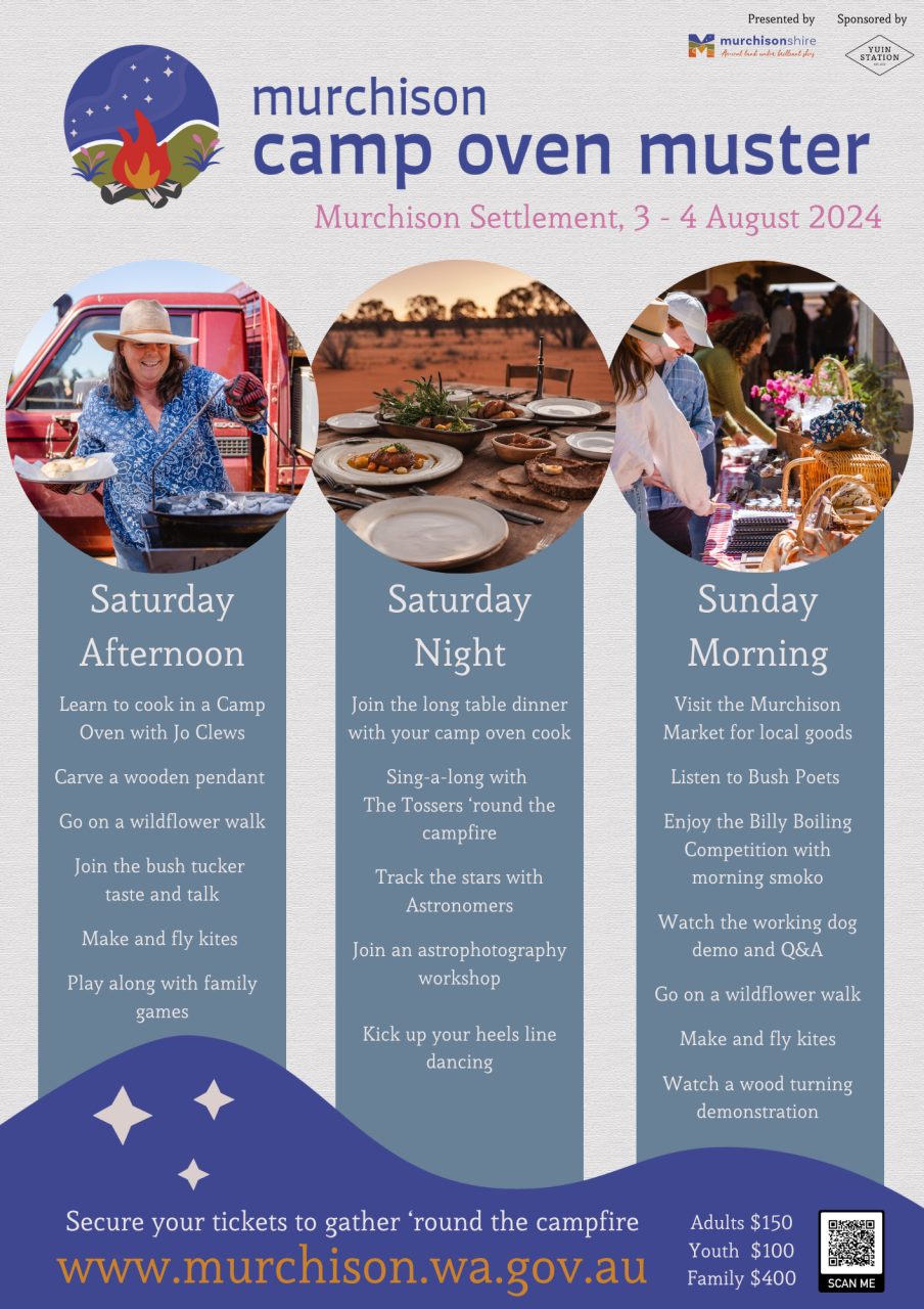 Murchison Camp Oven Muster Event Program